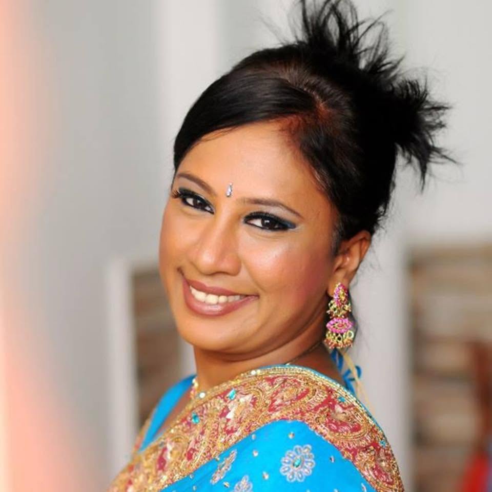 Portrait of Agnes Sobha, founder of shobabridals