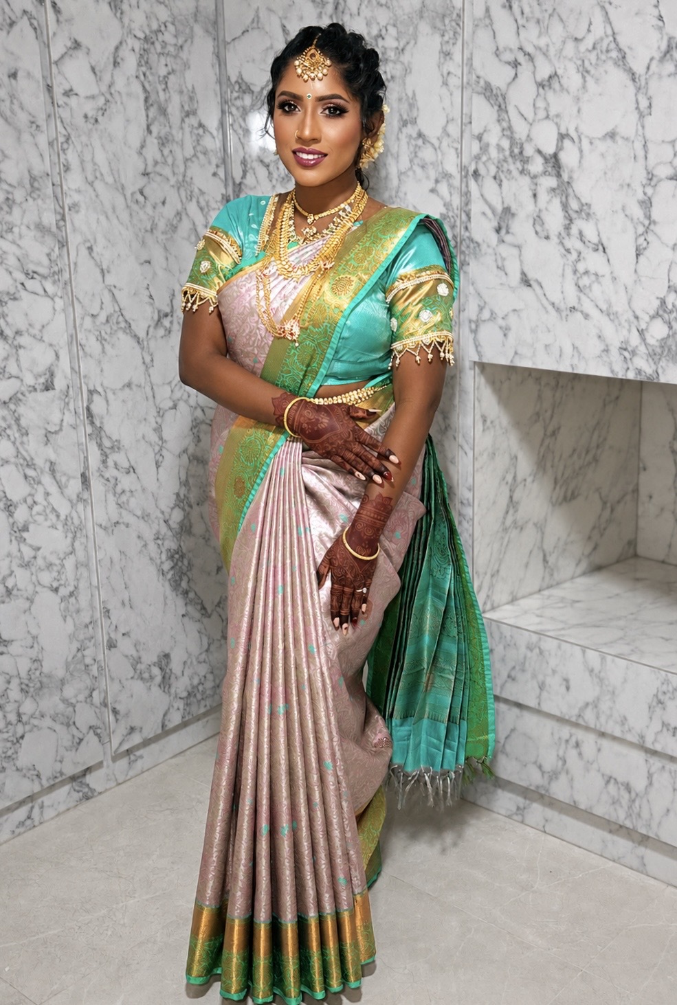 Saree tying and outfit dressing service